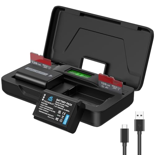 Homesuit NP-FW50 Akku 1400mAh und LCD 20W Schnellladegerät mit Zwei Kanälen für Sony A6500 A6400 A6300 A6000 A5000 A5100 ZV-E10 A7 A7II A7R A7RII A7SII A7S A7R A7R2 A55 RX10 II III IV NEX-3/5/7 Kamera Homesuit NP-FW50 Akku 1400mAh und LCD 20W Schnellladegerät mit Zwei Kanälen für Sony A6500 A6400 A6300 A6000 A5000 A5100 ZV-E10 A7 A7II A7R A7RII A7SII A7S A7R A7R2 A55 RX10 II III IV NEX-3/5/7 Kamera von Homesuit
