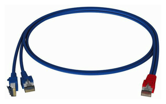 Homeway Y-Patchkabel LAN/LAN bl/bl 2m von Homeway