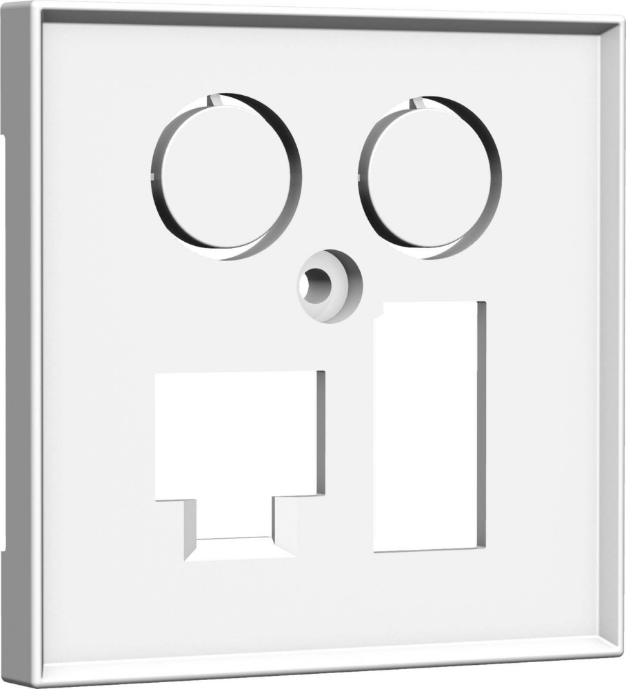 Homeway Zentralplatte TV+LAN/TAE 55x55 HW-ZLTRWG55V1 von Homeway