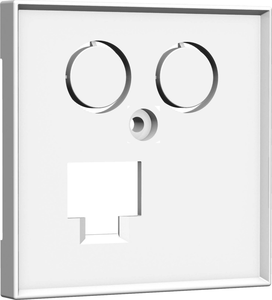 Homeway Zentralplatte TV+LAN 55x55 HW-ZL0RWG55V1 Homeway Zentralplatte TV+LAN 55x55 HW-ZL0RWG55V1 von Homeway