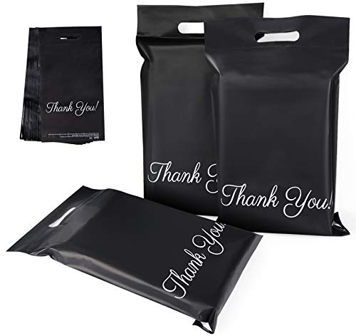 60 Plastik Versandtaschen Schwarz 250 x 350mm mit"Thank You" Versandbeutel Blickdicht und Reißfest, Tragbare Versandbeutel,Versandumschläge mit Selbstklebendem Streifen 60 Plastik Versandtaschen Schwarz 250 x 350mm mit"Thank You" Versandbeutel Blickdicht und Reißfest, Tragbare Versandbeutel,Versandumschläge mit Selbstklebendem Streifen von Homewit