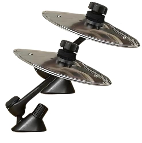Car Cymbals Air Vent | Crash Cymbals | Autotrommel -Becken Air Vent | Mini Drum Crash Cymbals | Autos Crash for Musiker, kreativer Fahrspaß & Innendekoration (2 Pcs) von Homg