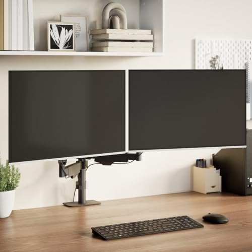 Homgoday Dual Monitor Arm für Max 27 Zoll Bildschirm VESA 75/100mm 20kg TV & Monitor Halterungen Andere Zuhause von Homgoday