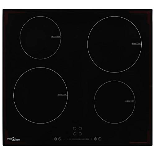 Homgoday Induktionskochfeld mit 4 Zonen und Touch-Steuerungen aus Glas 7000 W von Homgoday