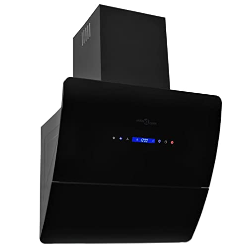 Homgoday Möbeldekoration, Dunstabzugshaube Edelstahl 756 m³/h 60 cm schwarz Möbel für den Innen- und Außenbereich für Wohnzimmer Büro Modell 50703 von Homgoday