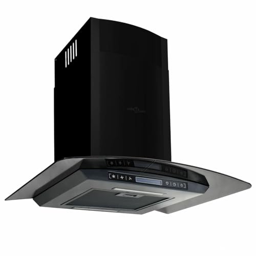Homgoday Möbeldekoration, Dunstabzugshaube Edelstahl 756 m³/h 60 cm schwarz Möbel für den Innen- und Außenbereich für Wohnzimmer Büro Modell 50709 von Homgoday