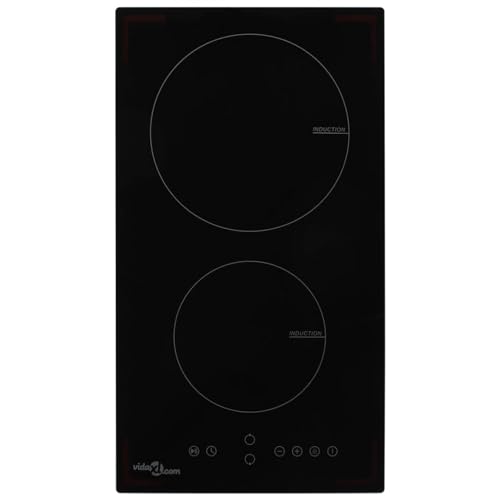 Homgoday Möbeldekoration, Induktionskochfeld 2 Zonen und Touch-Steuerungen Glas 3500 W Indoor/Outdoor Möbel für Wohnzimmer Büro von Homgoday