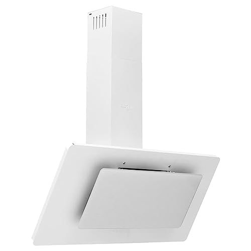 Homgoday Wandhaube 90 cm Aiaio Edelstahl und gehärtetes Glas weiß glänzend Möbel für Haus Innen Außen Wohnzimmer Schlafzimmer Homgoday Wandhaube 90 cm Aiaio Edelstahl und gehärtetes Glas weiß glänzend Möbel für Haus Innen Außen Wohnzimmer Schlafzimmer von Homgoday