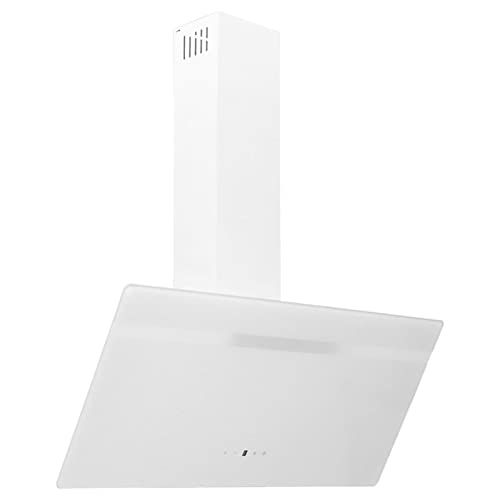 Homgoday Wandhaube 90 cm aus Aiaio und weißem gehärtetem Glas, Möbel für Haus Innen Außen Wohnzimmer Schlafzimmer oder Homgoday Wandhaube 90 cm aus Aiaio und weißem gehärtetem Glas, Möbel für Haus Innen Außen Wohnzimmer Schlafzimmer oder von Homgoday