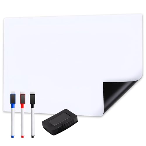 Whiteboard Folie Magnetisch 80x40cm, Selbstklebende Abwischbare Magnettafel,Umweltfreundliche PET-Magnetfolie für Kühlschrank, Büro, Schule und Zuhause, Inklusive Whiteboard-Stiften und Schwamm Whiteboard Folie Magnetisch 80x40cm, Selbstklebende Abwischbare Magnettafel,Umweltfreundliche PET-Magnetfolie für Kühlschrank, Büro, Schule und Zuhause, Inklusive Whiteboard-Stiften und Schwamm von Homirty