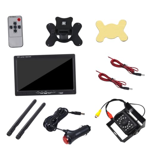 Homoyoyo 1 Satz Auto-Nachtsichtkamera Auto rückfahrkameras Auto ruckfahrenkamera Wireless Rückfahrkamera Nachtsicht Monitor LKW Rückfahrkamera Bus-Rückfahrkamera Auto-Nachtsichtmonitor Abs von Homoyoyo
