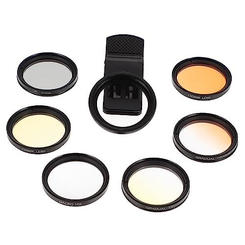 Homoyoyo 1 Satz Filter handykameraobjektiv Phone Camera Lens Meerwasseraquarium meerwasser Aquarium Schwarz Koralle Nacht Ersatz vielseitiges Telefonobjektiv Foto geschmeidig Abs Black von Homoyoyo