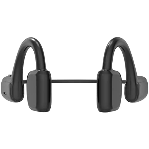 Homoyoyo 1 Satz -Kopfhörer gehörschutzstöpsel Knochenleitungskopfhörer wasserdichte Knochenleitungs-Ohrstöpsel Wasserdichtes Headset mit Mikrofon TPE Black von Homoyoyo