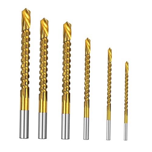 Homoyoyo 1 Satz Multifunktionaler Sägezahnbohrer Cutter Werkzeug Seitenschneider Professional Spiralbohrer Metall Bohrer Metallbohrer Gezahnter Bohrer Stahl-zackenbohrer Nur Silver 6 Stück Homoyoyo 1 Satz Multifunktionaler Sägezahnbohrer Cutter Werkzeug Seitenschneider Professional Spiralbohrer Metall Bohrer Metallbohrer Gezahnter Bohrer Stahl-zackenbohrer Nur Silver 6 Stück von Homoyoyo