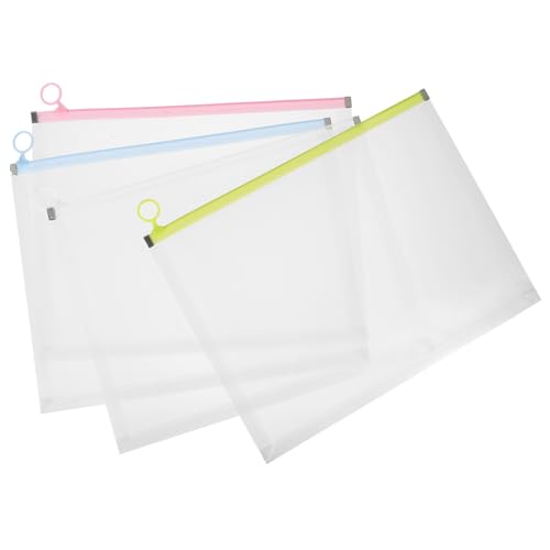 Homoyoyo 1 Satz Schreibwaren Aktentasche Briefhalter Organizer Hängeregistraturordner Taschen Manila Ordner Dossier Dokument Stapelbar Aufbewahrung Umschlagordner 4 Stück von Homoyoyo