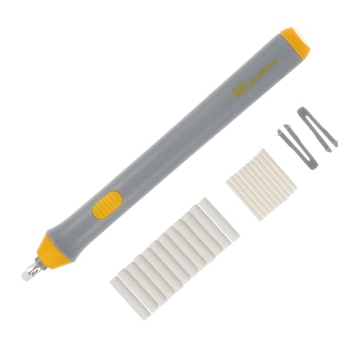 Homoyoyo 1 Satz elektrischer Radiergummi elektrischer Radierstift Zeichnung elektrischer schrubber elektrisches radiergummi Tippfehler Radiergummi automatischer Radiergummi Abs Grey von Homoyoyo
