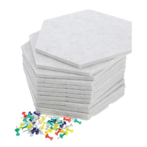 Homoyoyo 1 Set Filztafel Schallschutz Akustik Große Memo Wand Büro Tafeln Dekoration Erinnerungstafel Ankündigungstafel Dekoratives Nachrichtenbrett Beige von Homoyoyo