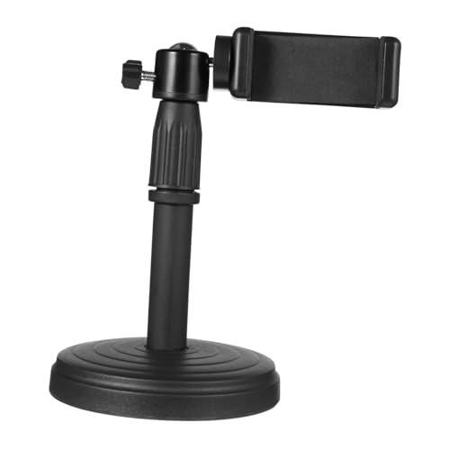 Homoyoyo 1 Stück Handy Halterung drehen handyhalterung Handy aufsteller Cellphone Holder Zelle Telefonpad Tablet Halterung Telefonhalter drehbarer Telefonständer Telefon Wandhalterung Black von Homoyoyo