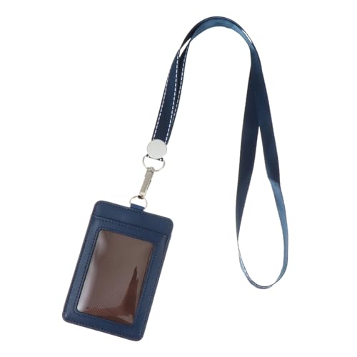 Homoyoyo 1 Stück Id-ordner Id-abzeichen-abdeckung Name Ausweiskarten Arbeitskartenhalter Abzeichenhalter Ausweishalter Mit Lanyards Kartenhülle Mit Riemen Lanyard-kartenhalter Blue von Homoyoyo