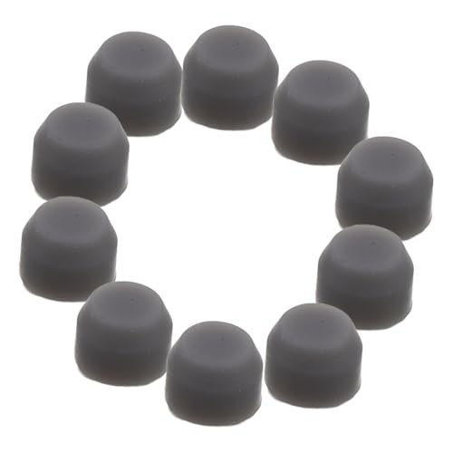 Homoyoyo 10 Stück Duschwasserverteiler Duschschalter Dekorative Kappe Duschgriff Lochkappe Duschdiverter -etikettplug Duschschalter Dekorativer Stecker Duschschalterstecker Grey Kieselgel von Homoyoyo