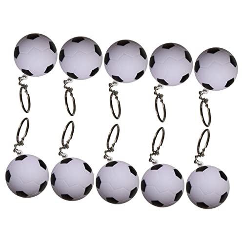 Homoyoyo 10 Stück Fußball Schlüsselanhänger Tinte Sport lustige kugelschreiber lustiger stift stifte lustig schlüsselanhänger fussball Fußballstifte für Mädchen Neuheitstifte Metall von Homoyoyo
