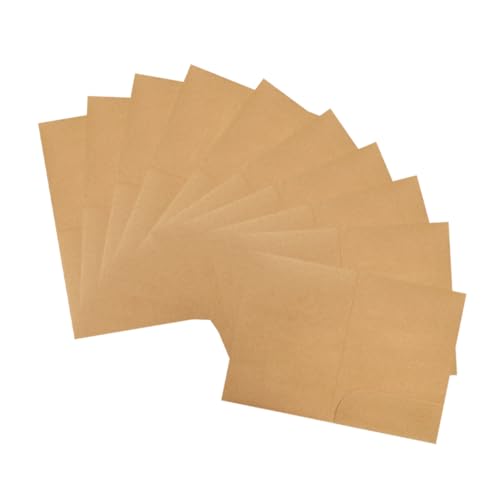 Homoyoyo 10 Stück Mappe Unterlagen Büro Aufbewahrungsumschläge Dateiordner Portfolio-Ordner dokumentieren aktenordner Taschenordner Ordner aus Kraftpapier Papierordner Dateiumschläge Khaki von Homoyoyo