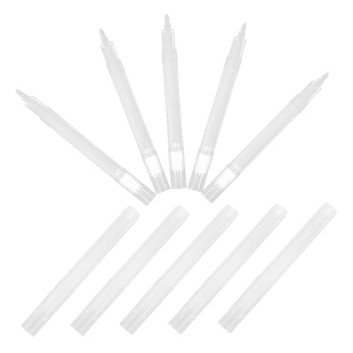 Homoyoyo 10 Stück Markierstift Leere Tube Graffiti Kunststift Nachfüllbarer Füllfederhalter Befüllbarer Graffiti Marker Nachfüllbarer Tintenstift Leerer Gelstift Leerer Acryl von Homoyoyo