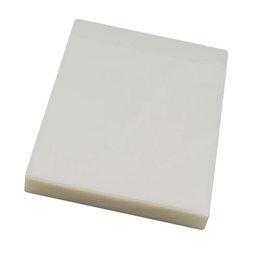 Homoyoyo 100 Blatt wasserdichte Schutzfolie Hitze Selbstklebende Laminiertaschen Folienlaminierung Thermolaminiertaschen Vinyl Laminierfilm wasserfeste Laminierfolie Plastik Beige von Homoyoyo