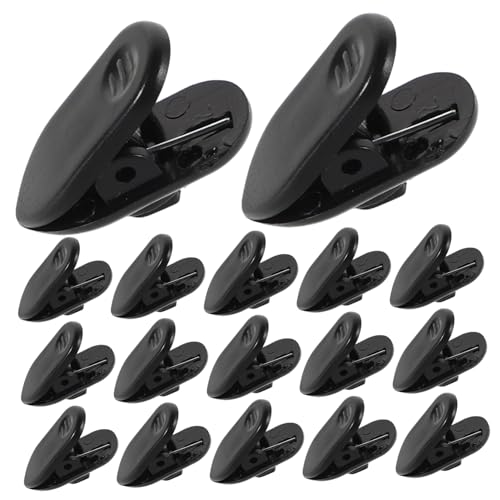 Homoyoyo 100 Stück Kopfhörerkabel Clips Kopfhörer Clips Drahtbefestigungsclip Kopfhörer Drahtclip Kopfhörerkabel Clip Ohrhörer Clip Kopfhörer Befestigung Ohrhörer Zubehör Schwarzer von Homoyoyo