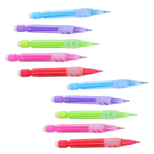 Homoyoyo 10Stücke Mini Druckbleistifte mit Radiergummi Ergonomische Bleistifte Bunten für Schule Büro und Kreatives Zeichnen Robustes Kunststoffdesign Homoyoyo 10Stücke Mini Druckbleistifte mit Radiergummi Ergonomische Bleistifte Bunten für Schule Büro und Kreatives Zeichnen Robustes Kunststoffdesign von Homoyoyo