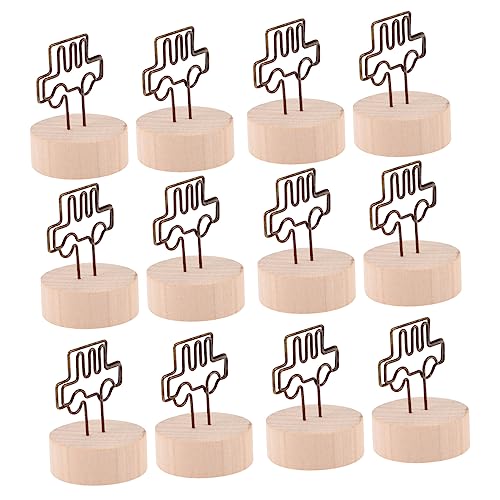 Homoyoyo 12 Stück Cartoon-Visitenkartenhalter Halter für Fotoclips auto hochzeitsdeko cars geburtstagsdeko Auto Abschlussdekoration autodeko Clip für Notizen Memo-Karten-Clip Schmiedeeisen von Homoyoyo