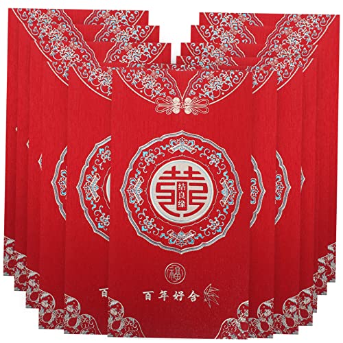 Homoyoyo 12 Stück Hochzeit Hong Bao Rot Paket Braut- Mond- China Brieftasche the wedding party briefumschläge Gefälligkeiten für Hochzeitsfeiern chinesischer hochzeitsgeldumschlag Papier Homoyoyo 12 Stück Hochzeit Hong Bao Rot Paket Braut- Mond- China Brieftasche the wedding party briefumschläge Gefälligkeiten für Hochzeitsfeiern chinesischer hochzeitsgeldumschlag Papier von Homoyoyo