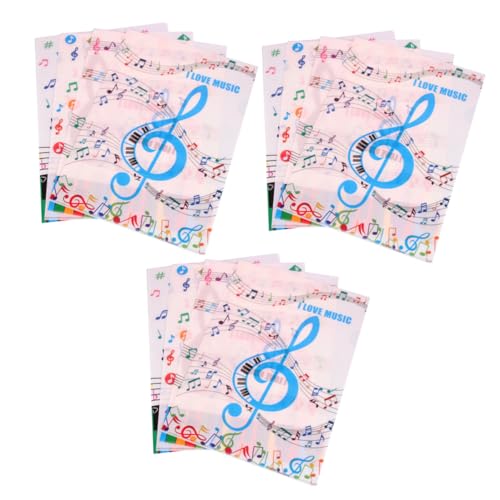 Homoyoyo 12 Stück L-förmige Dateibeutel Papier-Organizer-Ordner Aktenordner aus Kunststoff Akkordeondateiorganisator kleiner Akkordeon-Ordner-Organizer Plastikdateiordner PVC von Homoyoyo