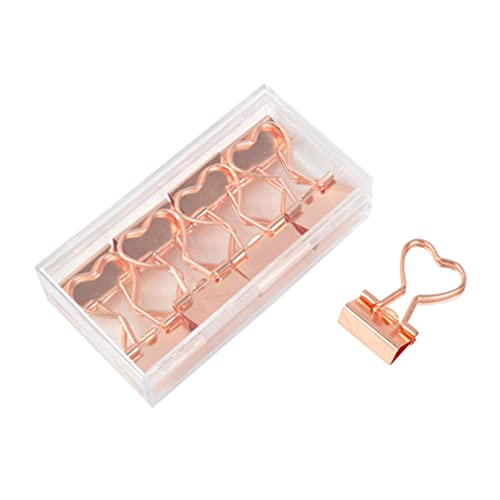 Homoyoyo 12Stücke Herzförmige Binder Clips Dekorative Büroklammern für Notizen Rechnungen und Briefe Praktische Clips für Büro Zuhause und Schule Homoyoyo 12Stücke Herzförmige Binder Clips Dekorative Büroklammern für Notizen Rechnungen und Briefe Praktische Clips für Büro Zuhause und Schule von Homoyoyo