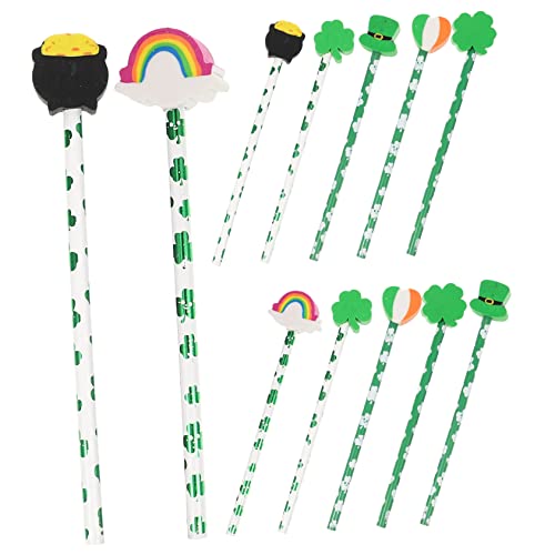 Homoyoyo 12Stücke Holzbleistifte Hb Für Schreib Und Zeichnungsstifte Mit Radiergummi Für Schule Und Kreative Projekte Mischung Aus Verschiedenen Designs von Homoyoyo