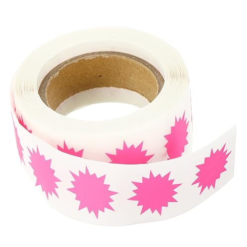 Homoyoyo 1Rolle Fluoreszierende Aufkleberrolle Explosionsmuster Für Und DIY Projekte Stark Haftend Und Langlebig von Homoyoyo