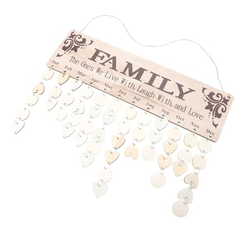 Homoyoyo 1Satz DIY Holz Geburtstagskalender Wandhänger Kreatives Geburtstagsbrett zur Erinnerung an Wichtige Termine Hochwertiges Personalisierbares für Zuhause Homoyoyo 1Satz DIY Holz Geburtstagskalender Wandhänger Kreatives Geburtstagsbrett zur Erinnerung an Wichtige Termine Hochwertiges Personalisierbares für Zuhause von Homoyoyo