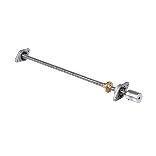 Homoyoyo 1Satz Druck Zubehörset Gewindespindel mit Kupfermutter Stehlagerblock Aluminiummaterial für Cnc Fräsen Schrittmotoren Homoyoyo 1Satz Druck Zubehörset Gewindespindel mit Kupfermutter Stehlagerblock Aluminiummaterial für Cnc Fräsen Schrittmotoren von Homoyoyo