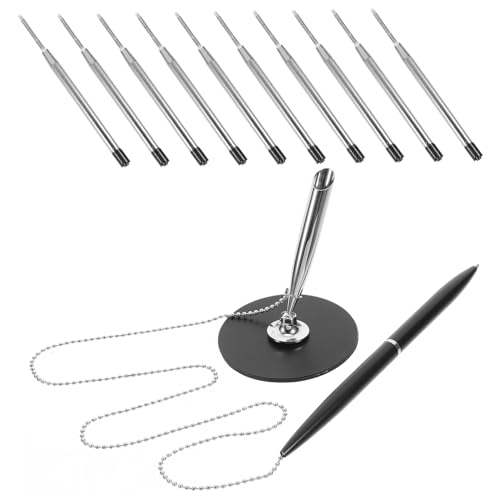 Homoyoyo 1Satz Multifunktionaler Bürostift Mit Drehbarem Design Tischstift Für Unterschriften Im Büro Mit Ersatzminen Für Langlebige Nutzung von Homoyoyo