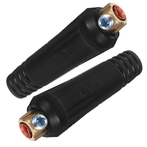 Homoyoyo 1Satz Schnellverbinder für Elektroschweißgeräte Teiliges Kabelstecker aus Kompatibel mit Verschiedenen Schweißgeräten Einfach zu Installieren Sichere von Homoyoyo