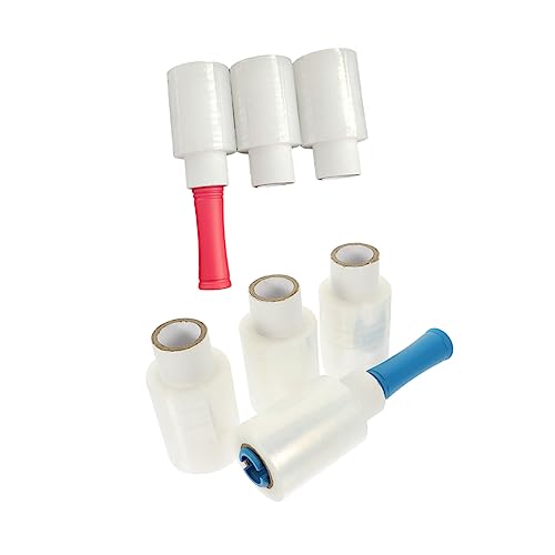Homoyoyo 1Satz Transparente Stretchfolie Mit Griff Selbstklebende Schrumpffolie Für Verpackungen Mikron Für Haushaltsrollen Und Versand Homoyoyo 1Satz Transparente Stretchfolie Mit Griff Selbstklebende Schrumpffolie Für Verpackungen Mikron Für Haushaltsrollen Und Versand von Homoyoyo