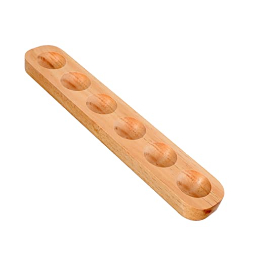 Homoyoyo 1stk Eierschale Aus Holz Holztablett Eierhalter Arbeitsplatte Teuflisches Eierfach Eierhalter Auf Der Arbeitsplatte Eierteller Aus Holz Käse Altmodisch Hölzern Präsentationstablett von Homoyoyo
