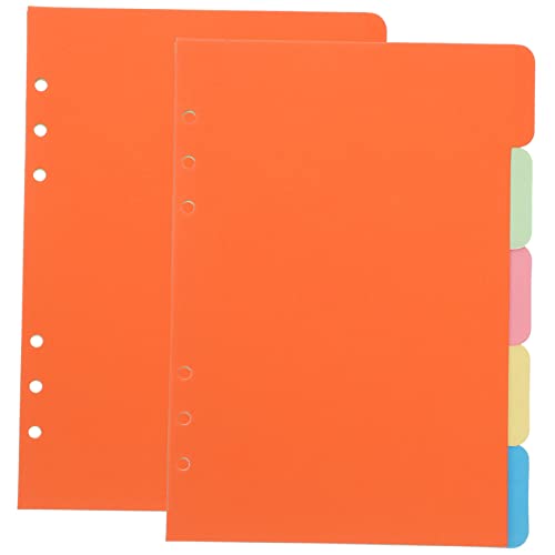 Homoyoyo 2 Sätze Indexpapier Lose Blattbuch Planer -Trenner Notizbücher mit Trennwänden Farbe farbig ordner Seitenschutz aus Kunststoff Notebook -Trenner nachfüllbare Seiten Zufällige Farbe Homoyoyo 2 Sätze Indexpapier Lose Blattbuch Planer -Trenner Notizbücher mit Trennwänden Farbe farbig ordner Seitenschutz aus Kunststoff Notebook -Trenner nachfüllbare Seiten Zufällige Farbe von Homoyoyo