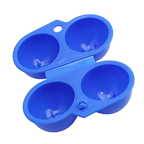 Homoyoyo Lagerung Camping 2 Grids Eier Lagerung Box Tragbare Falten für Outdoor-aktivitäten von Homoyoyo