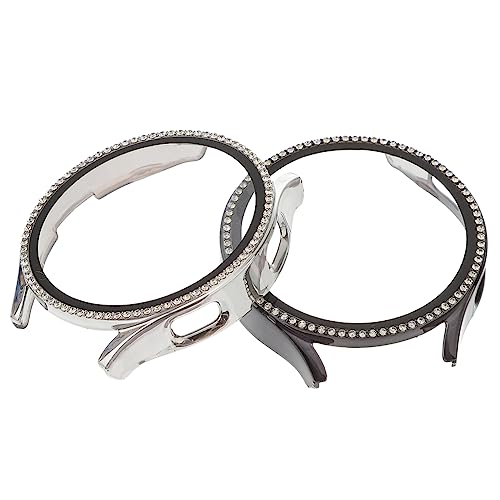 Homoyoyo 2 Stück Diamantgehäuse Fall Bling Uhrenschutz Modische Uhrenabdeckung Bildschirmabdeckung Ansehen Dekorativer Uhrenschutz Schützende Uhrenabdeckung Schutzhülle Pc-gehäuse Homoyoyo 2 Stück Diamantgehäuse Fall Bling Uhrenschutz Modische Uhrenabdeckung Bildschirmabdeckung Ansehen Dekorativer Uhrenschutz Schützende Uhrenabdeckung Schutzhülle Pc-gehäuse von Homoyoyo