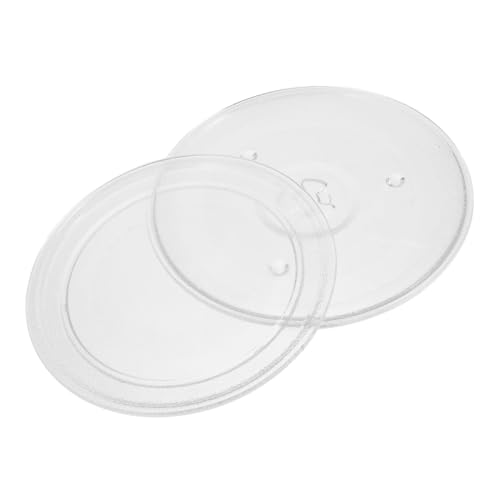 Homoyoyo 2 Stück Mikrowellen Drehteller Kleine Mikrowellenplatte Mikrowellenplatte Ersatz Mikrowellen Drehteller Teile Ofen Drehteller Tablett Ofen Ersatz Drehteller von Homoyoyo