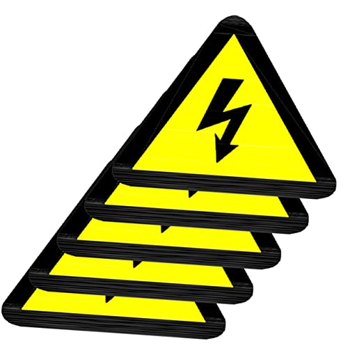 Homoyoyo 20 Blatt Blitzwarnpfosten Elektrische Sicherheitsbezeichnungen Aufkleber Schocks Abziehbilder Ausrüstung Vinyl Sicherheitswarnschild Warnlabel Überwachungs- und Warnschilder Gelb Homoyoyo 20 Blatt Blitzwarnpfosten Elektrische Sicherheitsbezeichnungen Aufkleber Schocks Abziehbilder Ausrüstung Vinyl Sicherheitswarnschild Warnlabel Überwachungs- und Warnschilder Gelb von Homoyoyo