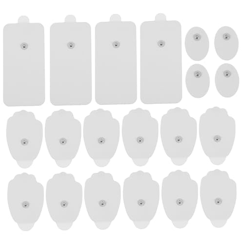 Homoyoyo 20 Stück Austauschbare Elektrodenpads, Massage-schnapppad, Elektroden-ersatzpads, Tragbare Schnapppads, Kompakte Elektrodenpads, Massagegerät-pads Homoyoyo 20 Stück Austauschbare Elektrodenpads, Massage-schnapppad, Elektroden-ersatzpads, Tragbare Schnapppads, Kompakte Elektrodenpads, Massagegerät-pads von Homoyoyo
