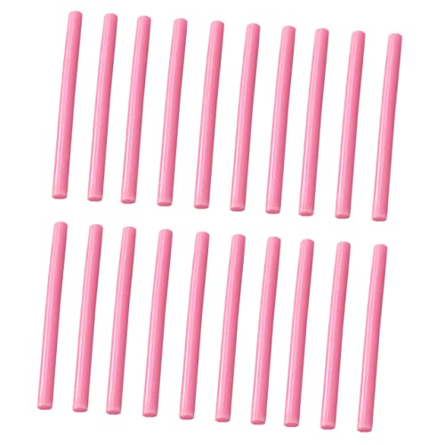 Homoyoyo 20 Stück Heißschmelzender Klebestift Rosa Kleber Für Heißkleber-kit Heißklebestifte Gluesticks Schmelzklebestift Heißschmelzklebestreifen Bastel-klebestifte von Homoyoyo