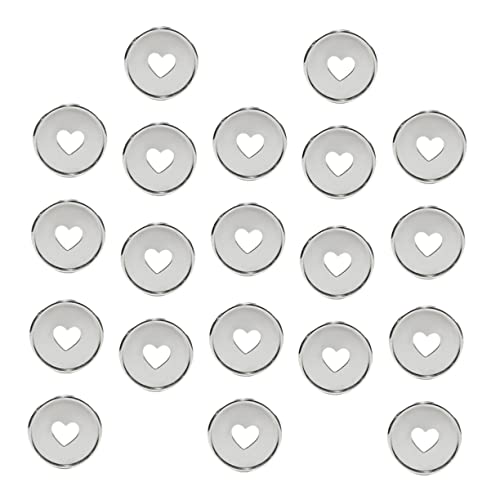 Homoyoyo 20Stücke Buchbinderinge Aus Planerscheiben Für Lose Große Erweiterungsscheiben Für Notizbücher Und Planer Silberfarben Für DIY Projekte von Homoyoyo